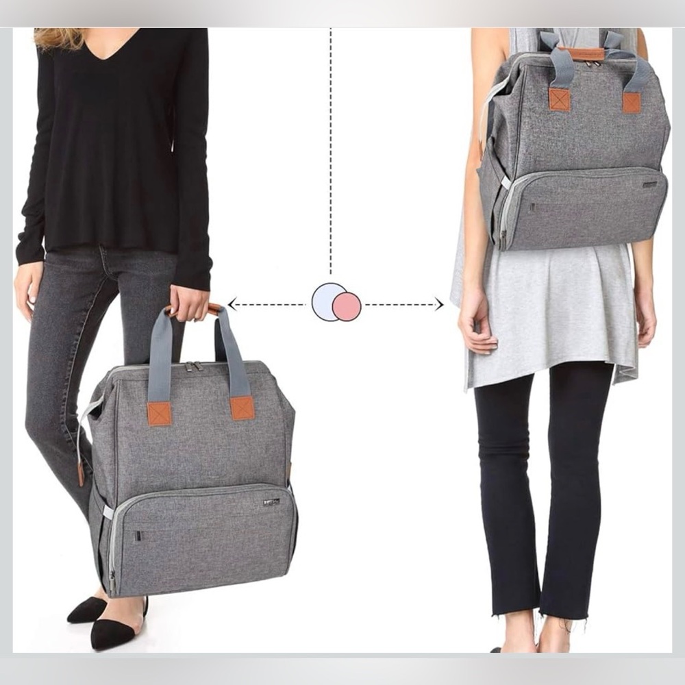 LUXJA Breast Pump Bag with Compartments for Cooler Bag Breast Pump Backpack - Picture 8 of 17